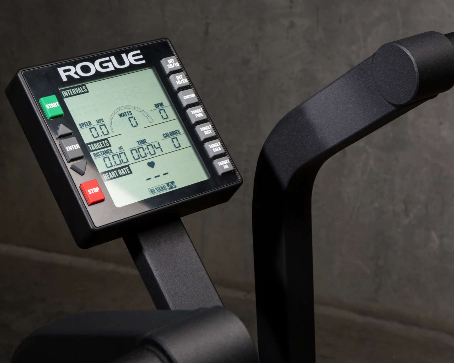 Rogue echo bike heart top rate monitor